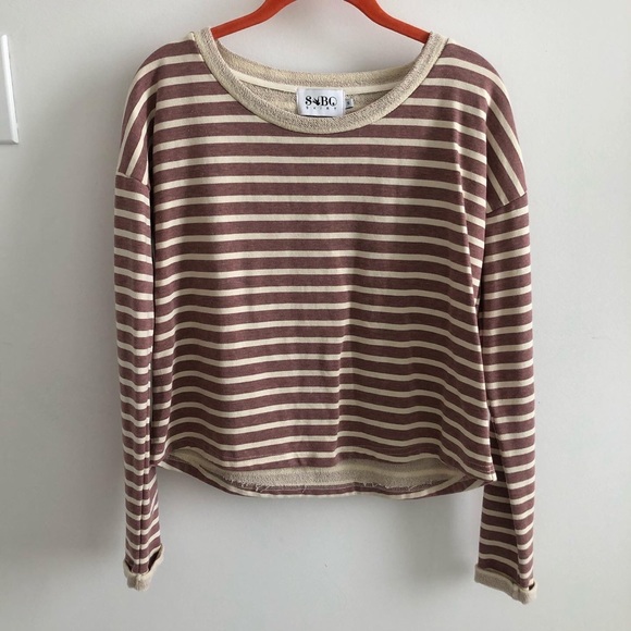 SABO Skirt Striped Sweater - Picture 1 of 3